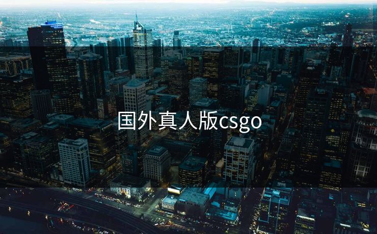 国外真人版csgo